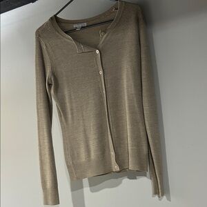 New York & Company Tan Knit Sweater
